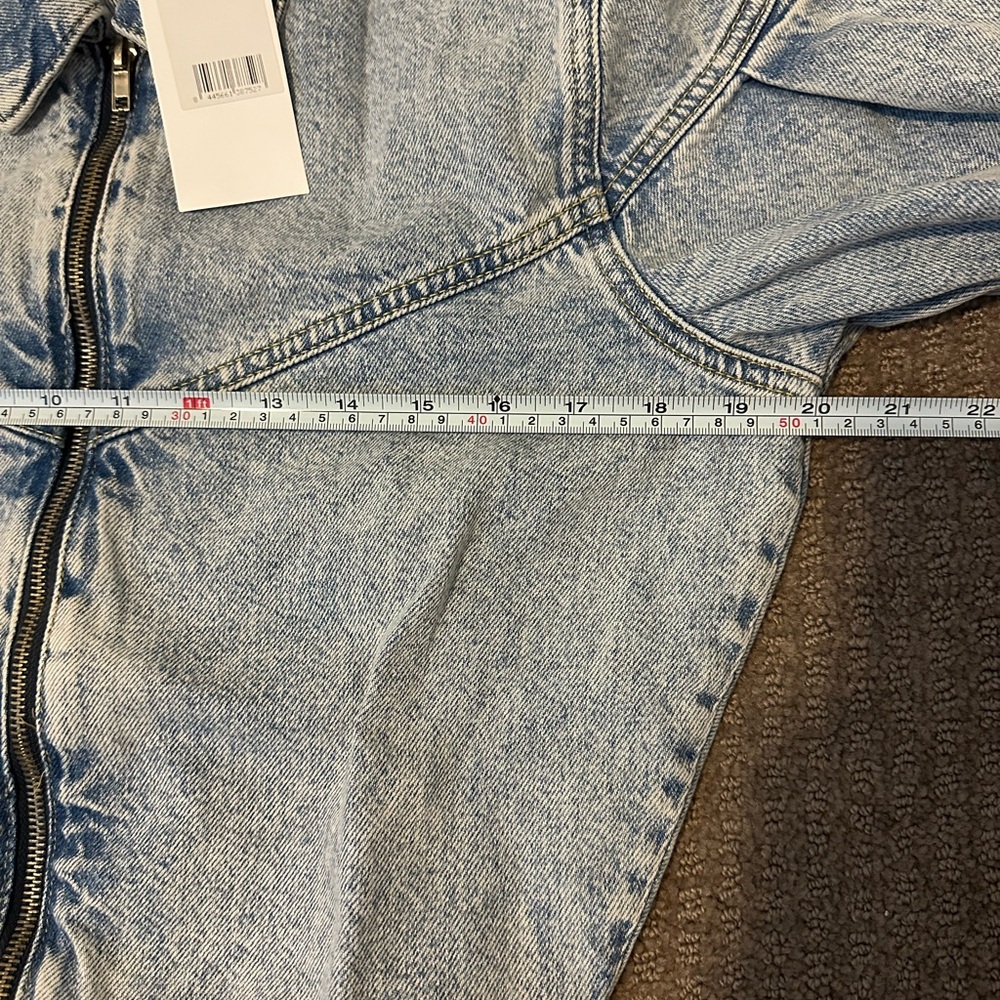 Mango Denim jumpsuit with zipper - Picture 9 of 10